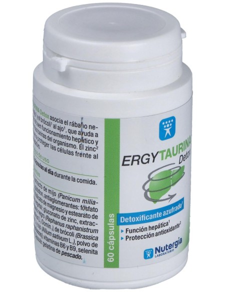 Nutergia Ergytaurina Detox 60Caps