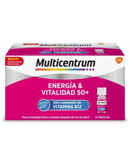 Multicentrum Energía & Vitalidad 50+ 15 frascos