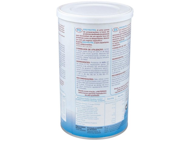 Ergynutril (Proteinas) Cacao Polvo 350Gr.