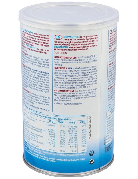 Ergynutril (Proteinas) Cafe Polvo 300Gr.