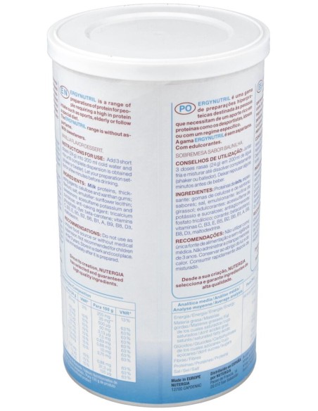 Ergynutril (Proteinas) Vainilla Polvo 350Gr.