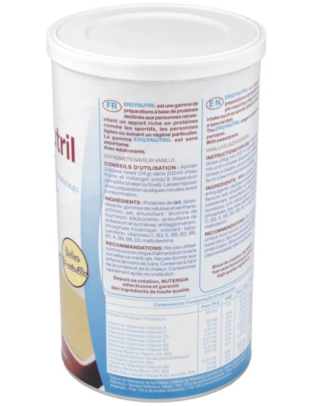 Ergynutril (Proteinas) Vainilla Polvo 350Gr.