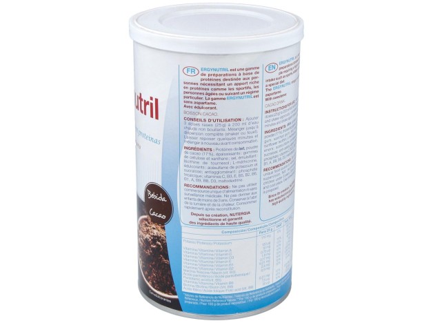Ergynutril (Proteinas) Cacao Polvo 350Gr.