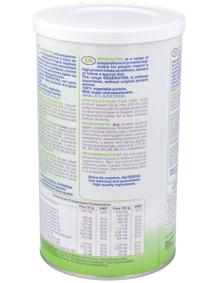 Nutergia Vegenutril Vainilla Bote 300G