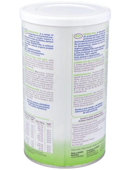 Nutergia Vegenutril Vainilla Bote 300G
