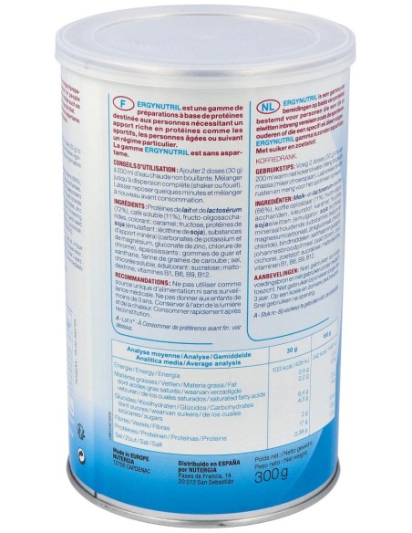 Ergynutril (Proteinas) Cafe Polvo 300Gr.