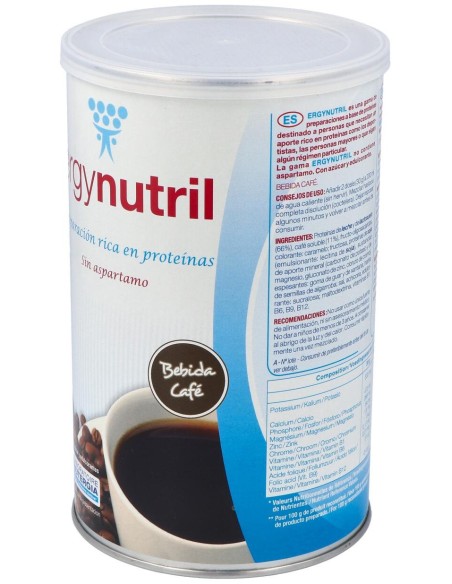 Ergynutril (Proteinas) Cafe Polvo 300Gr.