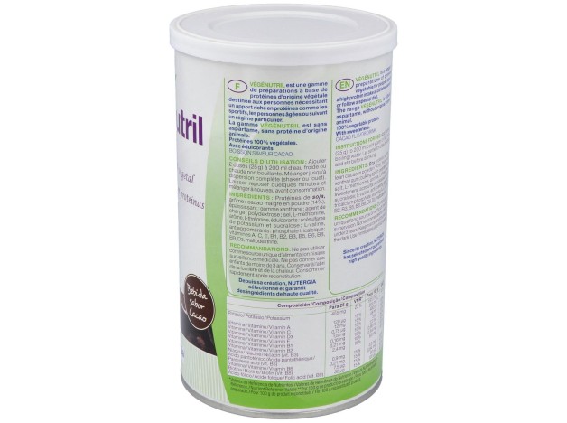 Nutergia Vegenutril Bebida De Cacao Tarro De 300G
