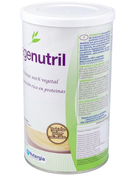 Nutergia Vegenutril Vainilla Bote 300G