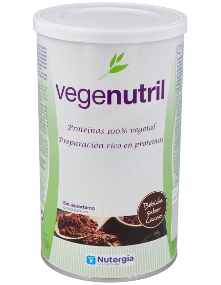 Nutergia Vegenutril Bebida De Cacao Tarro De 300G