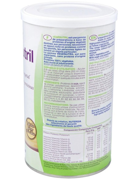 Nutergia Vegenutril Vainilla Bote 300G