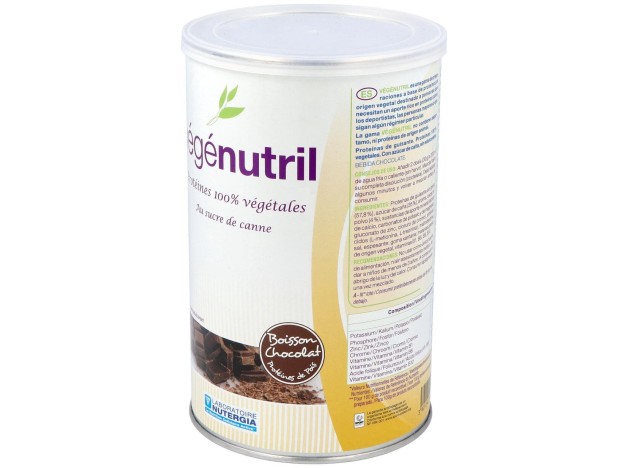 Vegenutril Prot.Guisante Chocolate Bote 300Gr.