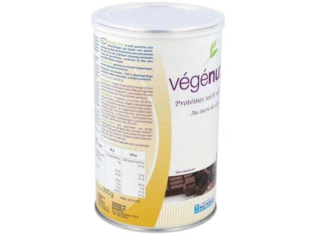 Vegenutril Prot.Guisante Chocolate Bote 300Gr.