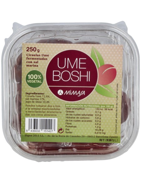Mimasa Ciruela Umeboshi 250G
