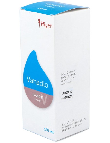 Ifigen Vanadio Oligoelementos 150Ml