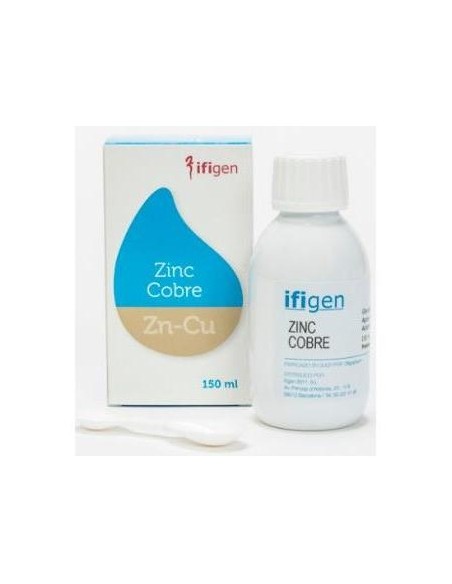 Zinc-Cobre (Zn-Cu) Oligoelementos 150Ml.