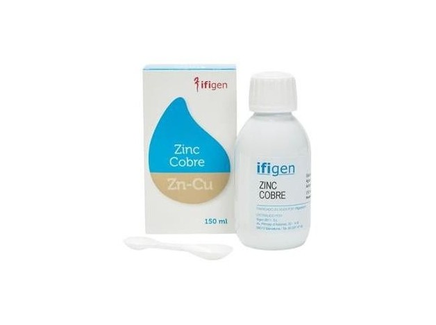 Zinc-Cobre (Zn-Cu) Oligoelementos 150Ml.
