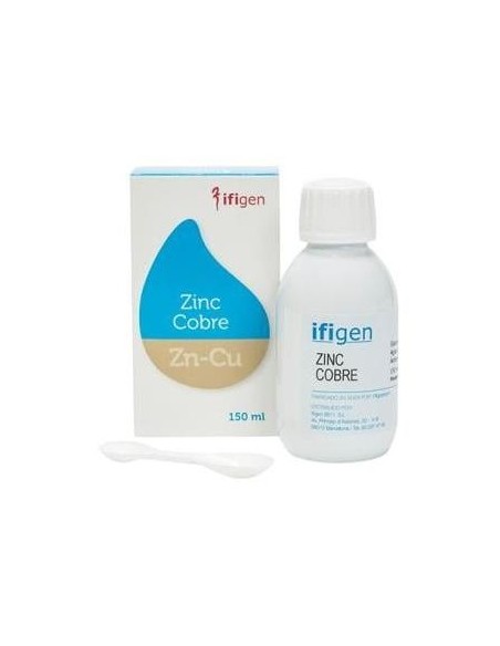 Zinc-Cobre (Zn-Cu) Oligoelementos 150Ml.