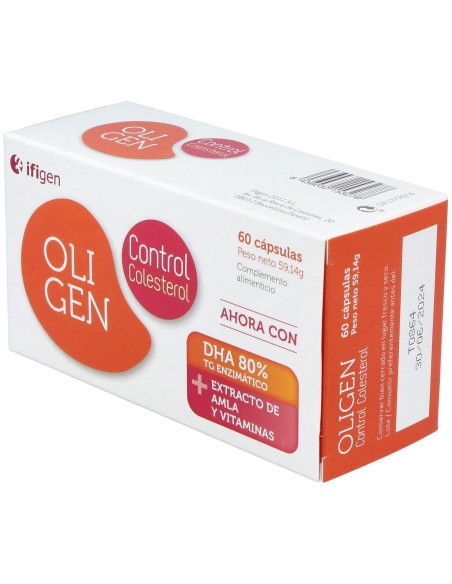 Ifigen Oligen Control Colesterol Dha 80% 60Caps