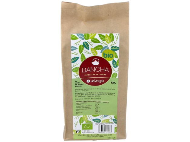 Mimasa Bancha Bio Te 3 Años En Hojas 100G