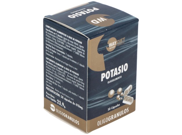 Waydiet Natural Potasio Oligogranulo 50Caps
