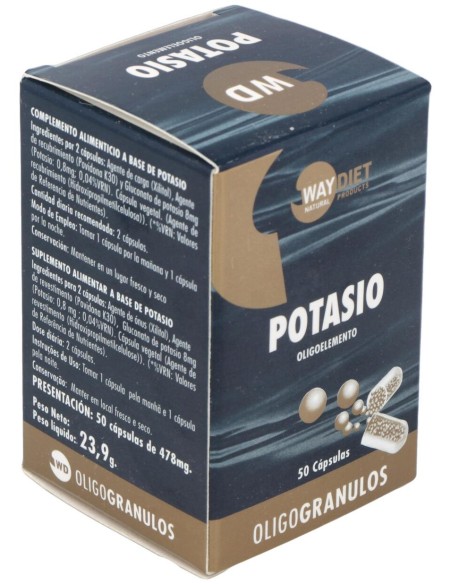 Waydiet Natural Potasio Oligogranulo 50Caps