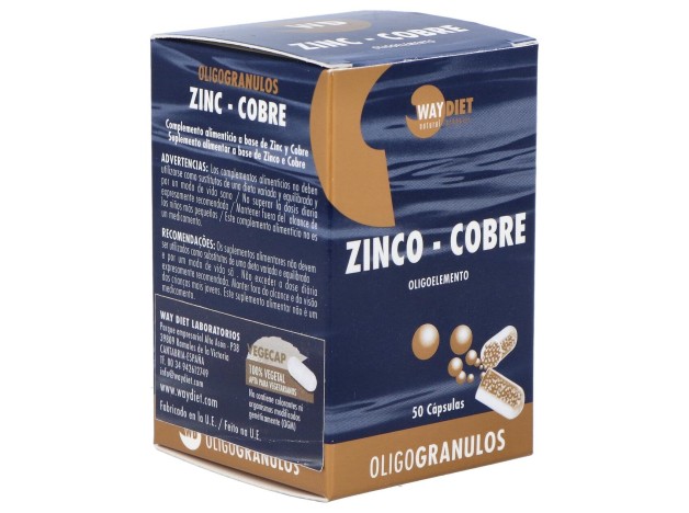 Waydiet Natural Products Zinc-Cobre...