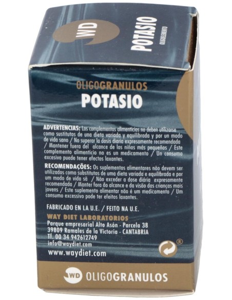 Waydiet Natural Potasio Oligogranulo 50Caps