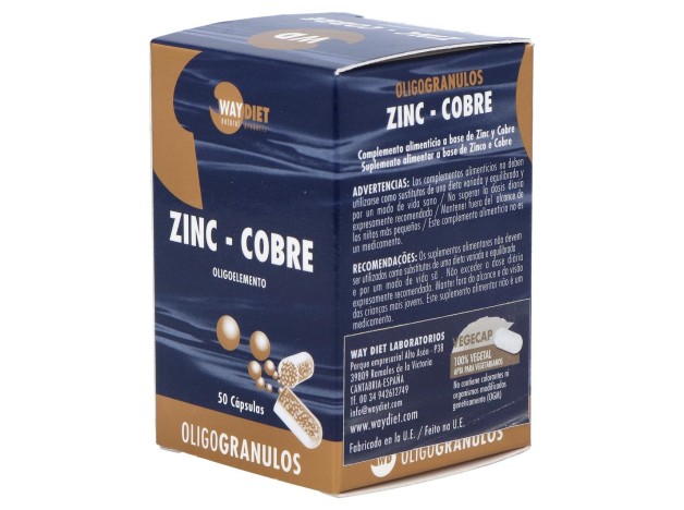 Waydiet Natural Products Zinc-Cobre...