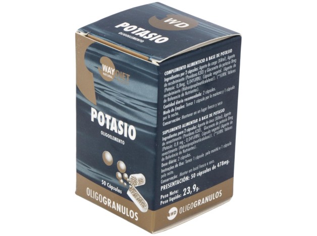 Waydiet Natural Potasio Oligogranulo 50Caps