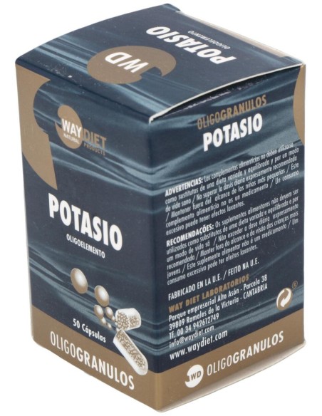 Waydiet Natural Potasio Oligogranulo 50Caps