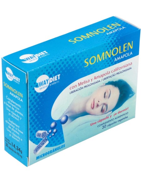 Waydiet Somnolem Amapola 30Caps