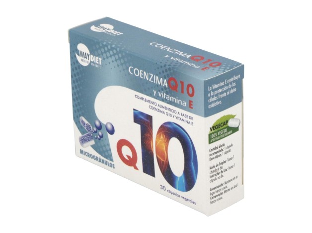 Waydiet Natural Q10 + Vit E 30Caps