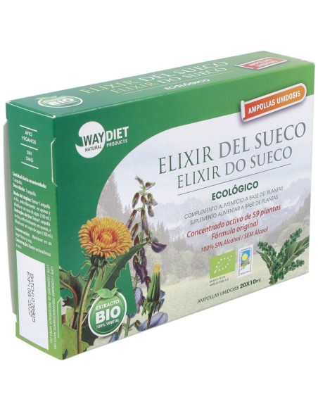Waydiet Natural Elixir Del Sueco 20X10Ml