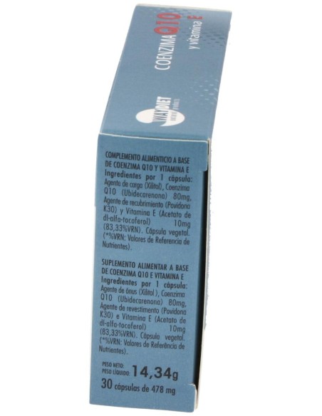 Waydiet Natural Q10 + Vit E 30Caps