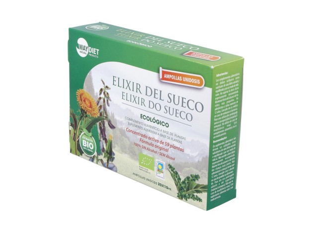 Waydiet Natural Elixir Del Sueco 20X10Ml