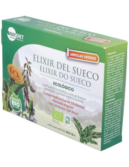 Waydiet Natural Elixir Del Sueco 20X10Ml