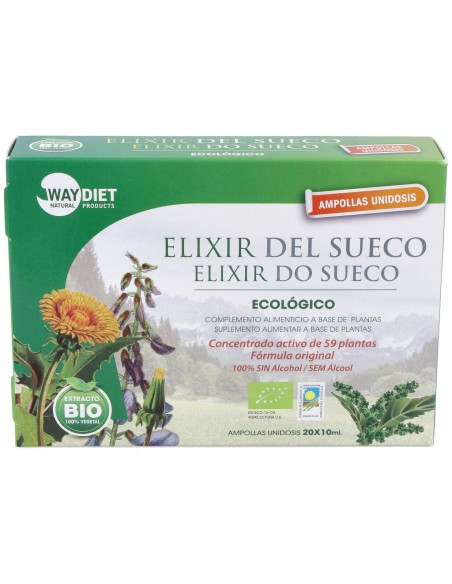 Waydiet Natural Elixir Del Sueco 20X10Ml