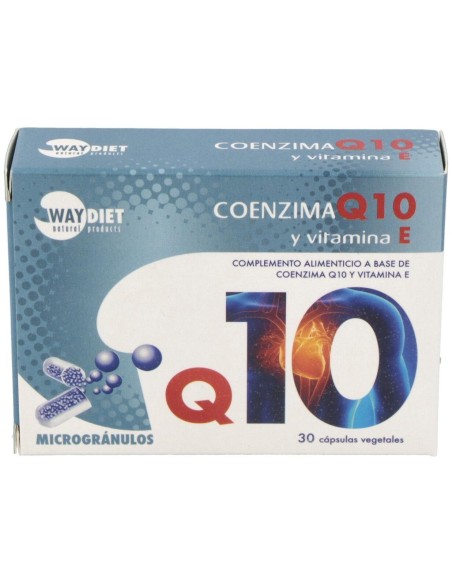 Waydiet Natural Q10 + Vit E 30Caps