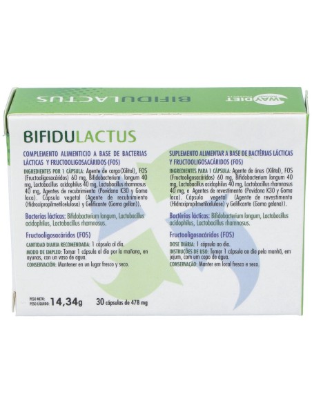 Waydiet Natural Bifidulactus 30Caps
