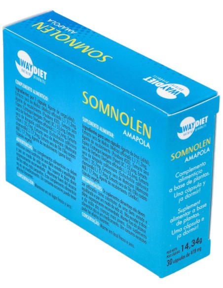 Waydiet Somnolem Amapola 30Caps
