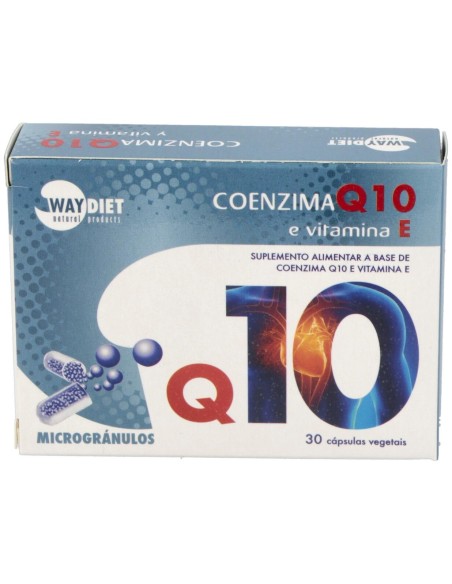 Waydiet Natural Q10 + Vit E 30Caps