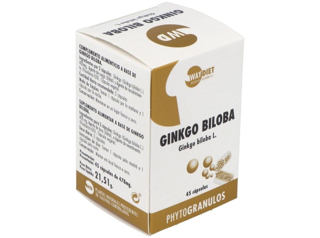 Waydiet Natural Ginko Biloba Phytogranulos 45Caps