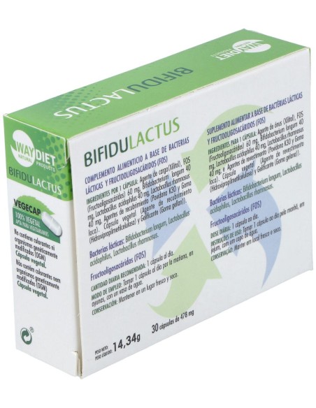 Waydiet Natural Bifidulactus 30Caps