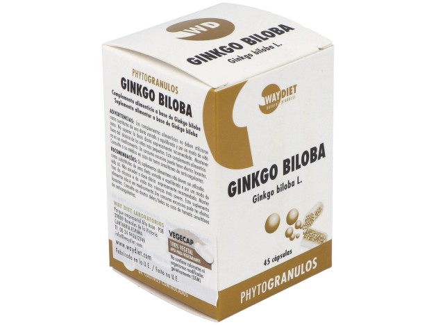Waydiet Natural Ginko Biloba Phytogranulos 45Caps