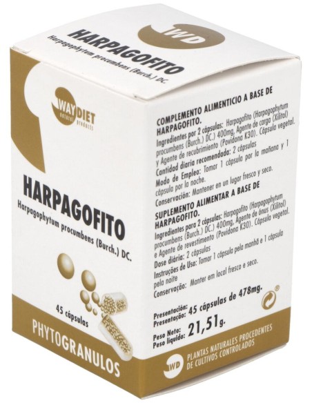 Waydiet Harpagofito Phytogranules 45Caps