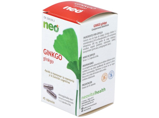 Ginkgo Biloba Microgranulos Neo 45Cap.