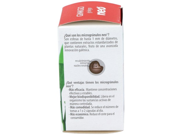 Ginkgo Biloba Microgranulos Neo 45Cap.