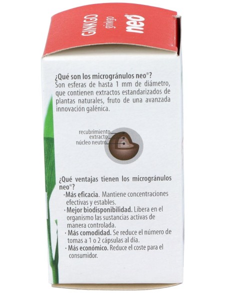 Ginkgo Biloba Microgranulos Neo 45Cap.