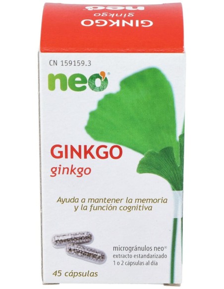 Ginkgo Biloba Microgranulos Neo 45Cap.
